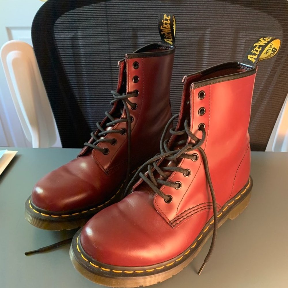 Doc Martens 1460 Cherry Red Size 8